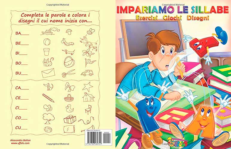 LIBRO LETTERE ALFABETO: LIBRO PER IMPARARE A SCRIVERE CON GHIOCHI SIMPATICI  PER BAMNINI E BAMBINE (Italian Edition)